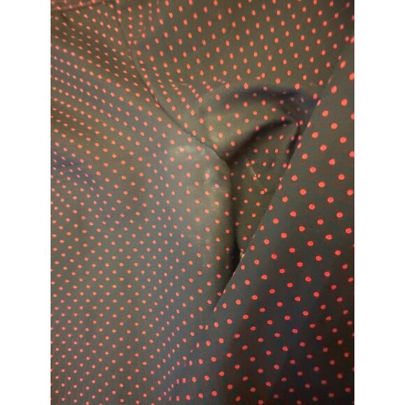 Schrader Sport Retro Black & Red Polka Dot Button-Up Dress Size 10 - Picture 5 of 6